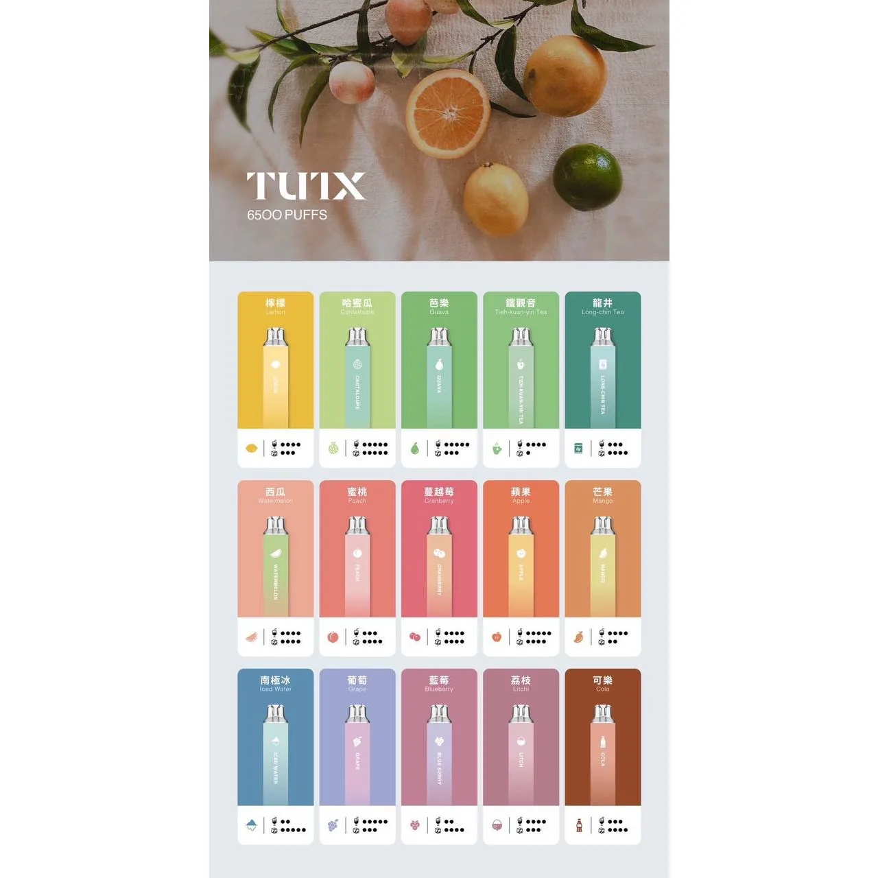 TUTX拋棄式6500口，新產品非常好抽~