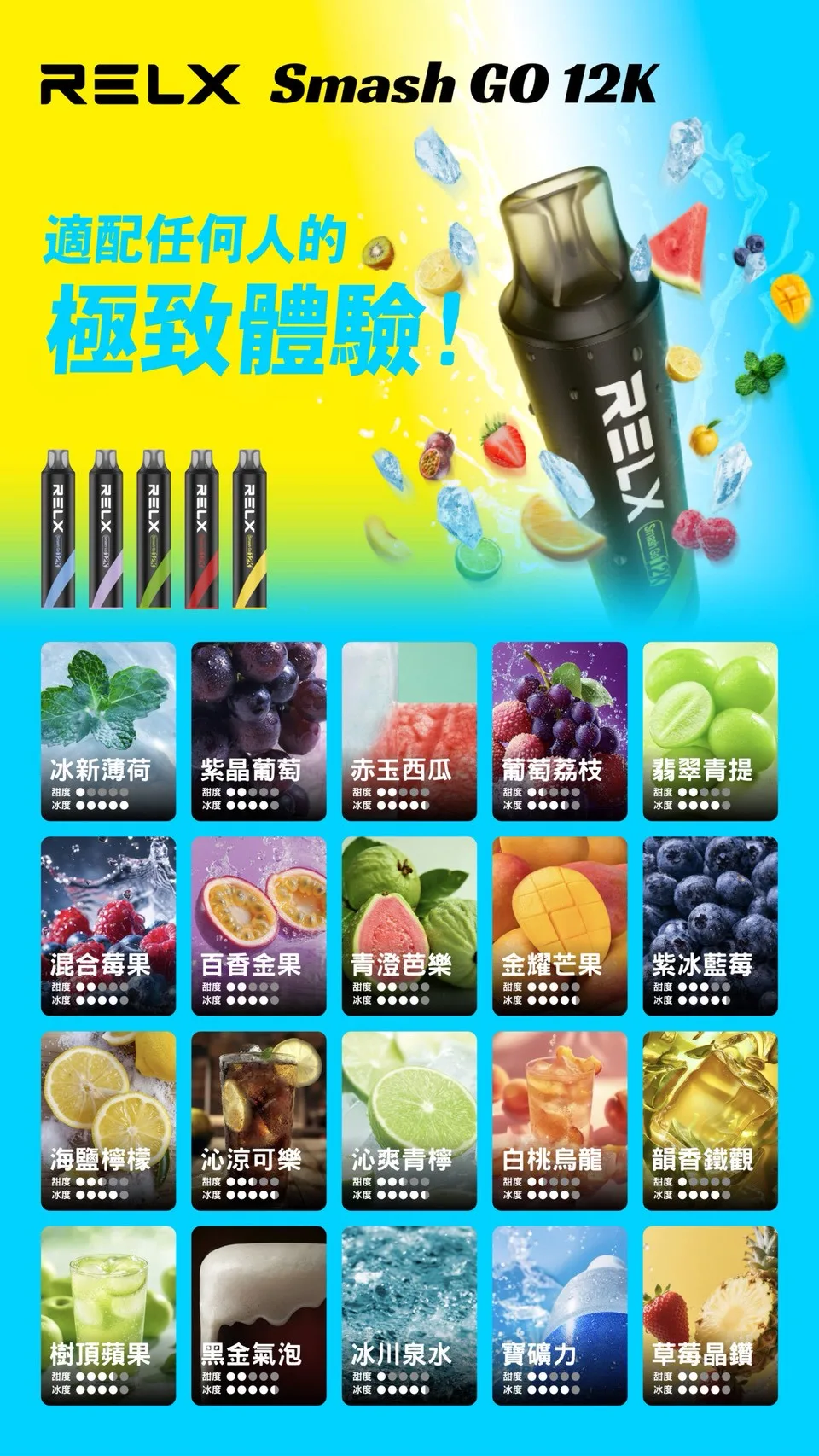 悦刻RELX 12000口拋棄式 圖片 7